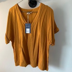 Mustard Linen Shirt